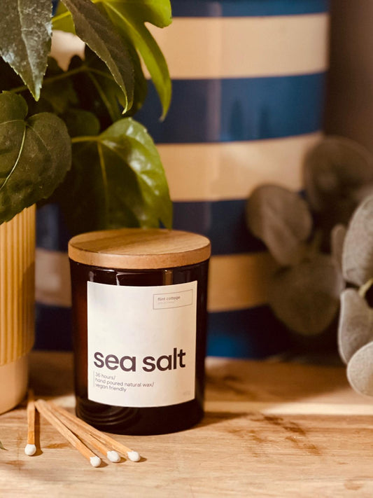 sea salt candle